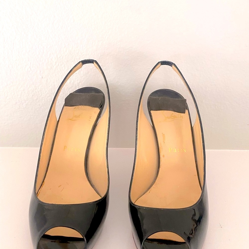 Christian Louboutin Red Sole Open Toe Heel